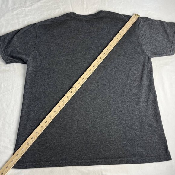 LED Zepplin T-Shirt Top Women's Gray/Blue Size XL Crew Neck Short Sleeve Cotton - Picture 3 of 8